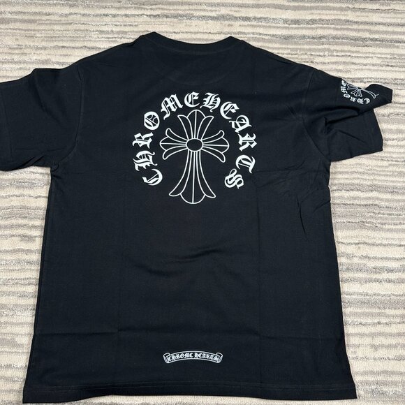 Chrome Hearts Logo Print Black Tee Mens Size Large - Picture 3 of 3